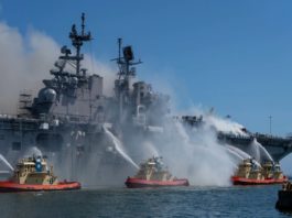 Marinar american, acuzat că a pornit incendiul care a distrus o navă de război de 1 miliard $