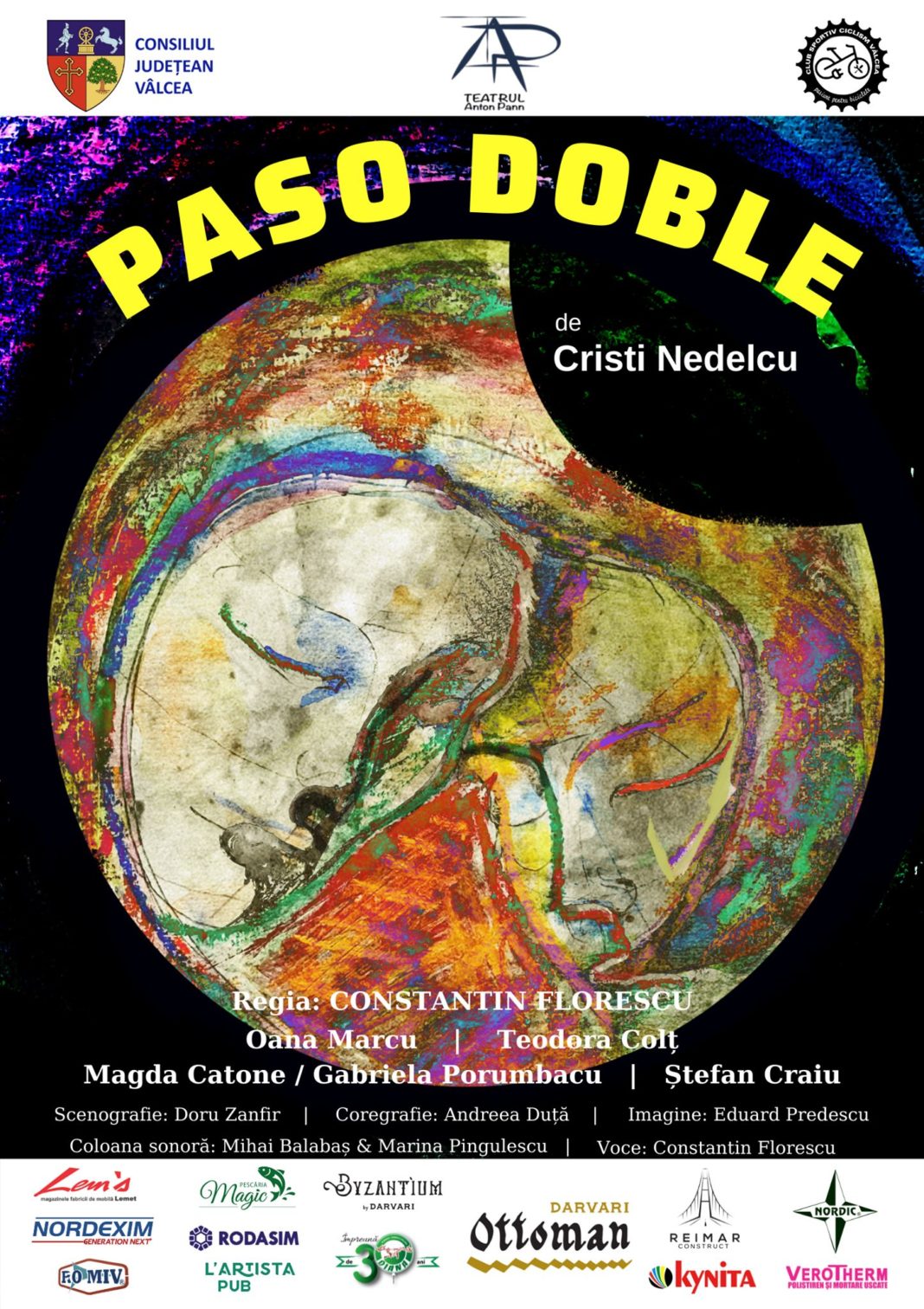 „Paso Doble“, piesă scrisă de craioveanul Cristi Nedelcu, premieră la Teatrul „Anton Pan” din Râmnicu Vâlcea