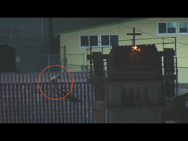 (VIDEO) Urmărire ca-n filme pe acoperișurile unor clădiri din Los Angeles