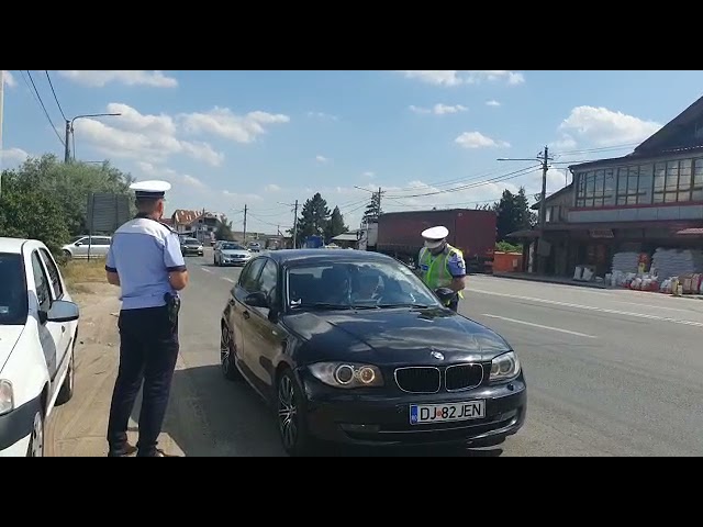 (VIDEO) Razie pe șoselele din Dolj. 25 de șoferi au rămas fără permis