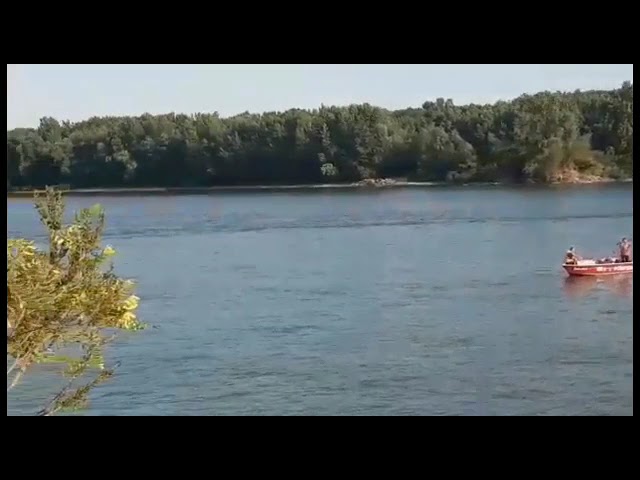 (VIDEO) O ambarcaţiune de agrement s-a răsturnat pe Dunăre. O persoană, dată dispărută