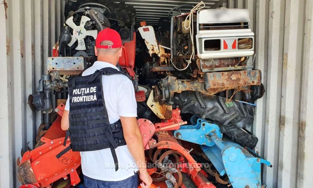 Container cu deșeuri, descoperit în Portul Constanţa Sud Agigea