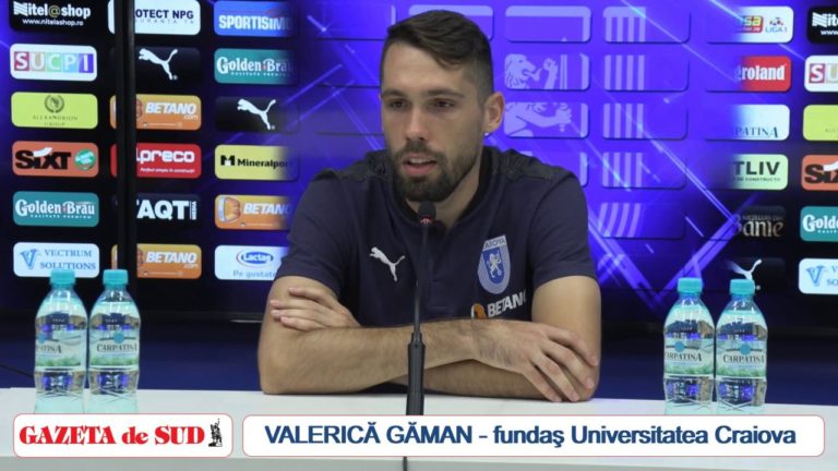 UTA – „U“ Craiova / Valerică Găman: „Îmi place să joc împotriva adversarilor cu suporteri“