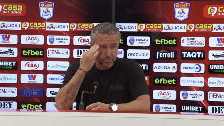 UTA – „U“ Craiova 1-0 / Reghecampf: „Trebuia să ne respectăm, să câștigăm jocul“