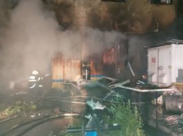 Incendiu la cel mai mare hotel din Giurgiu. Turiștii, evacuați de urgență