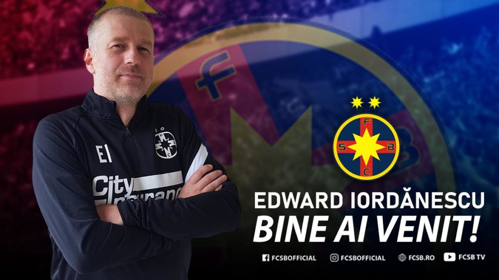 Liga 1 / Edward Iordănescu este noul antrenor al echipei FCSB