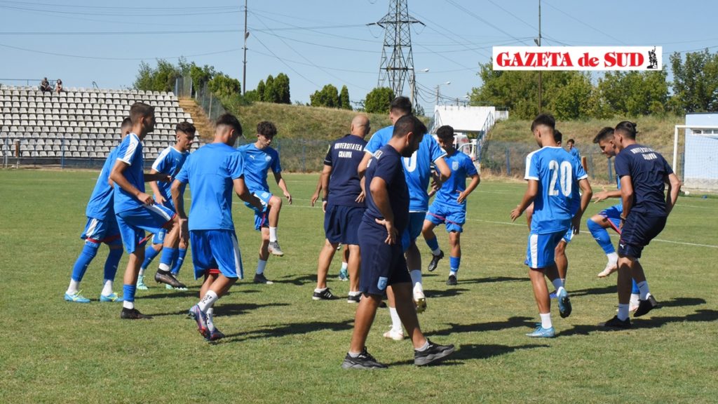 Universitatea II Craiova a încheiat seria partidelor amicale cu o remiză