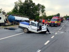Accident soldat cu un mort pe DN 2, traficul e blocat pe drumul care leagă Moldova de Capitală