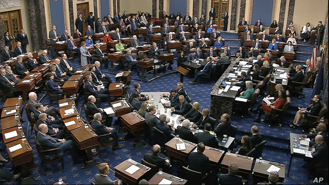 Proiectul de lege a primit 69 de voturi pentru şi 30 de voturi în Senatul american