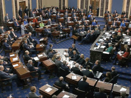 Proiectul de lege a primit 69 de voturi pentru şi 30 de voturi în Senatul american