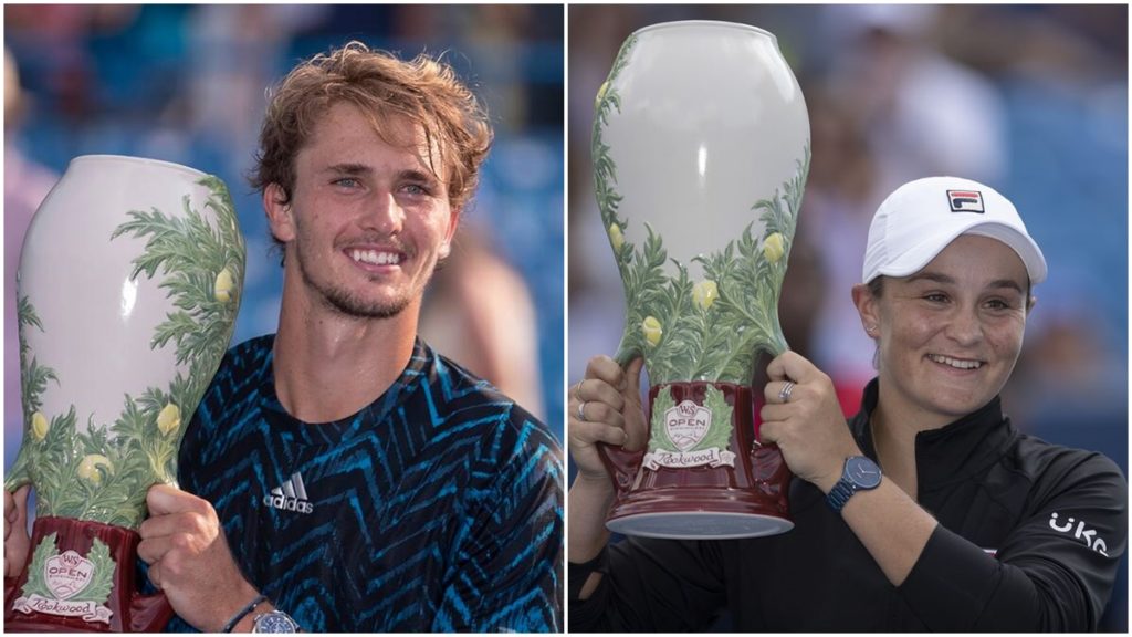 Zverev şi Barty au ridicat trofeul de la Cincinnati