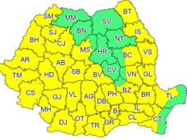 Cod galben de caniculă în Bucureşti şi 34 de judeţe