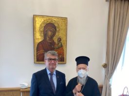 Sanctitatea Sa Bartolomeu Patriarhul Ecumenic al Constantinopolului şi profesorul Ion Deaconescu