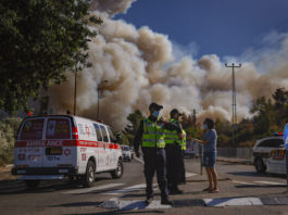Un incendiu devastează pădurile din jurul Ierusalimului