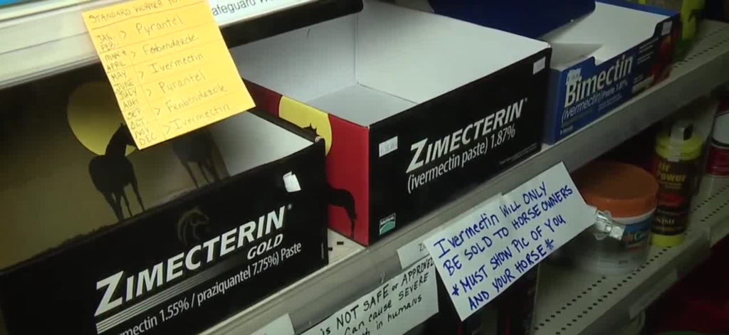 Un magazin din SUA vinde ivermectină doar clienților care arată o poză cu ei și calul lor