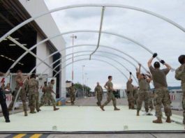 Baza militară americană de la Ramstein, din Germania, transformată în tabără de refugiați afgani