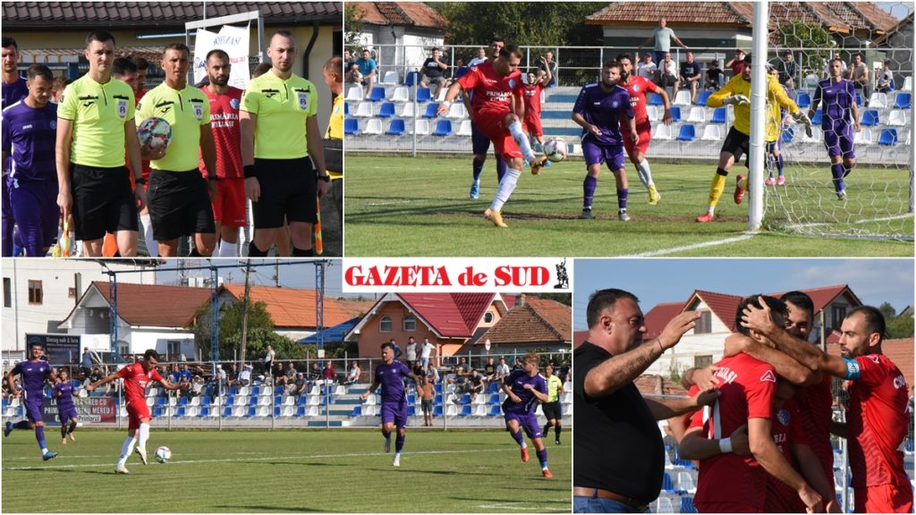 Liga 3 / CSO Filiași – Vedița Colonești 4-0. Trupa lui Găman a făcut legea pe teren