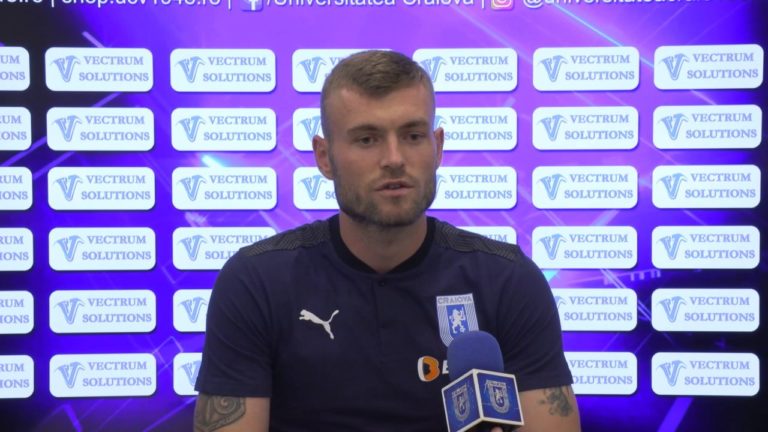 Alexandru Creţu: „Vreau să câştig primul meu titlul în România cu Universitatea“