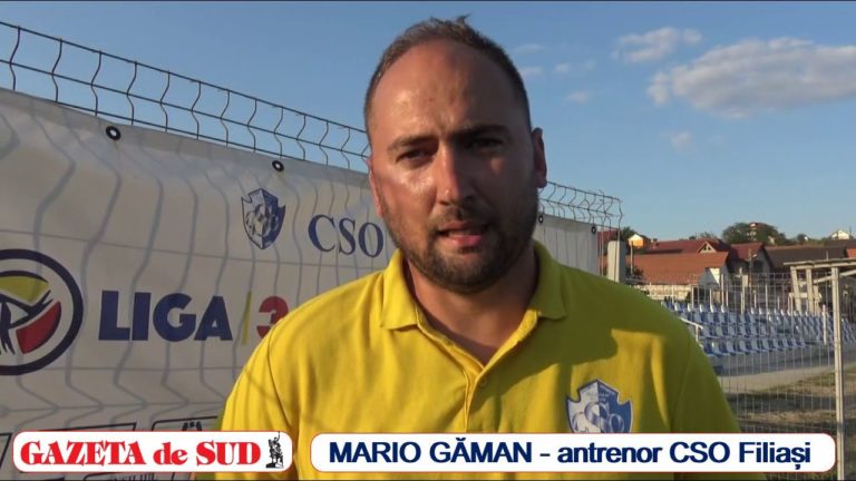 Liga 3 / Mario Găman, încântat de victoria cu Vedița: „Felicitări tuturor!“