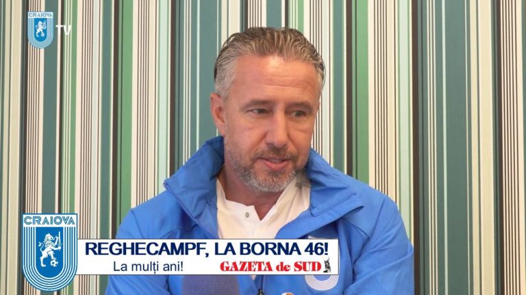 Laurențiu Reghecampf, la 46 de ani: „Îmi doresc foarte mult să iau titlul cu Universitatea Craiova!“
