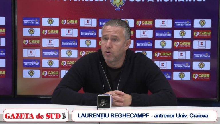 „U“ Craiova – CFR Cluj 1-0 / Reghecampf: „Sunt fericit că ne-am calificat în optimi“ (VIDEO)