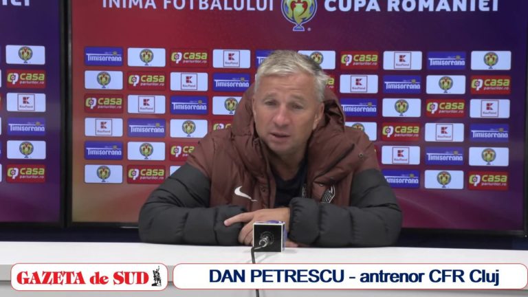 „U“ Craiova – CFR Cluj 1-0 / Dan Petrescu: „Echipa noastră a fost improvizată“