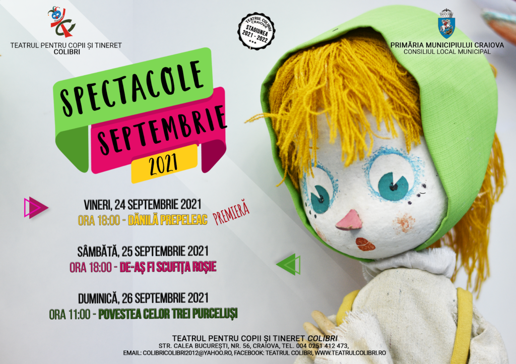 Craiova: „Dănilă Prepeleac“, premieră la Teatrul Colibri
