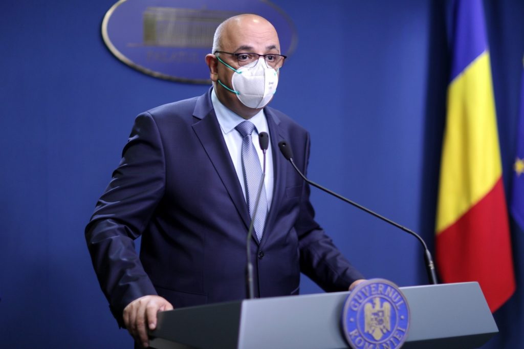 Raed Arafat cataloghează drept „îngrijorătoare” situaţia privind evoluţia cazurilor de COVID-19
