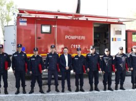 Au fost premiați pompierii olteni plecați, vara aceasta, în Grecia