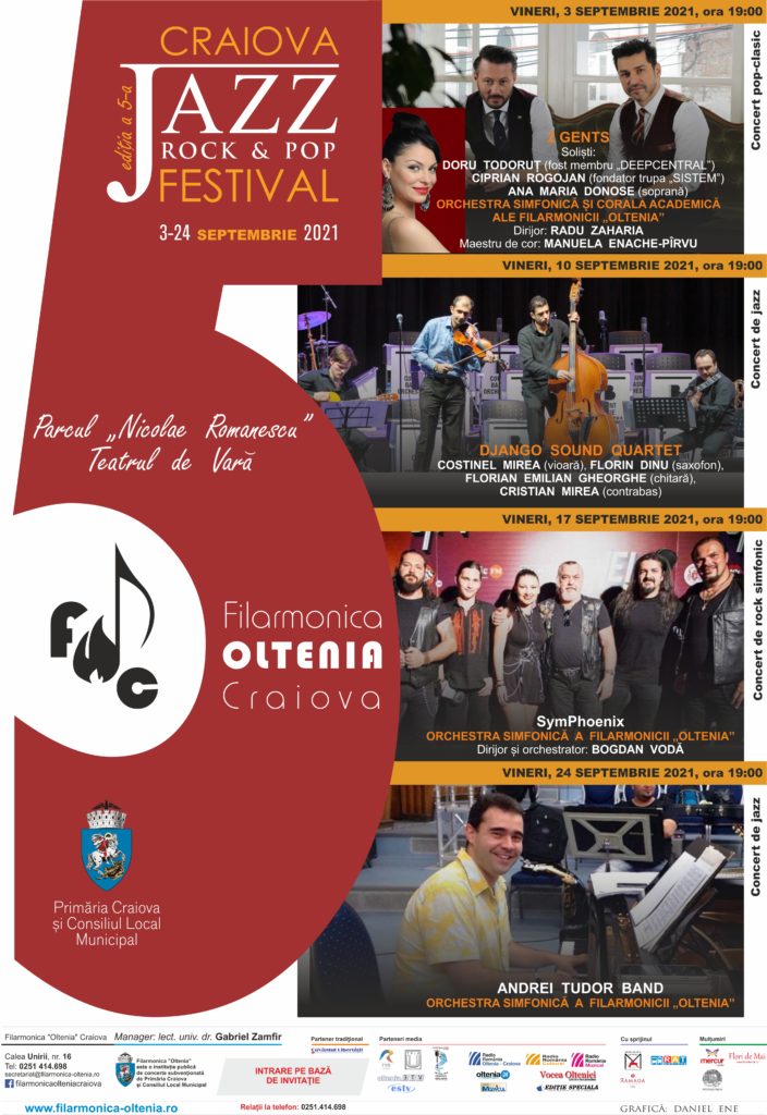 Concertul Jazz&Classical Crossover, la Teatrul de Vară din Parcul ”Nicolae Romanescu”