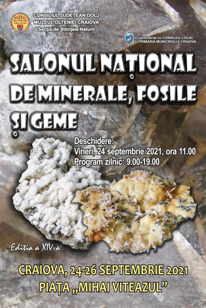 Ediția a XIV-a a Salonului Național de Minerale, Fosile și Geme la Craiova