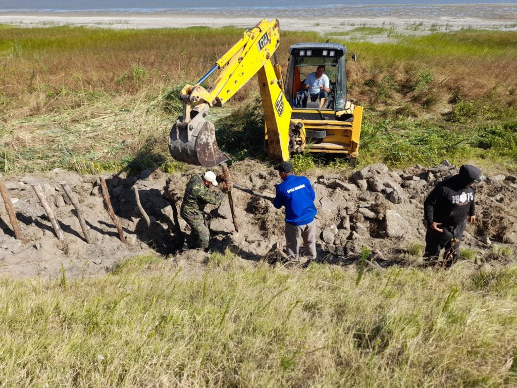S-a demarat lucrarea „Apărare biologică polder Bistreț“