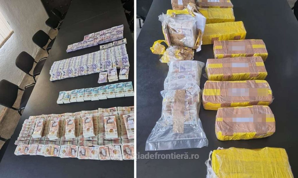 Jumătate de milion de lire sterline, găsite la graniţă în portbagajul unei mașini