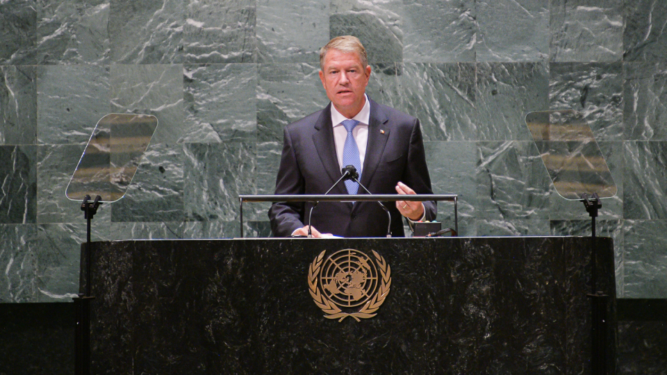 (VIDEO) Președinte Iohannis, la Adunarea Generală a ONU