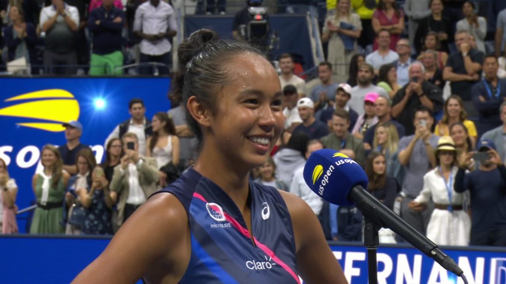 Leylah Fernandez, după eșecul din finală: „Am crezut că trebuie să fiu calmă ca Federer“