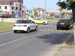 Pe strada Râului din Craiova au fost montate, ieri, limitatoare de viteză