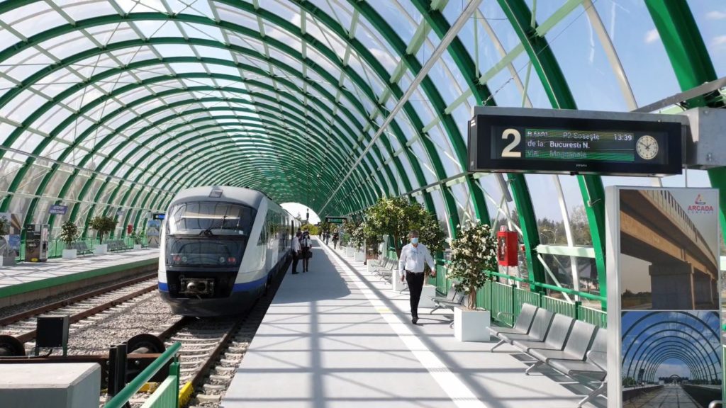 Validarea legitimațiilor de călătorie pe ruta București Nord – Aeroport Henri Coandă, direct în tren