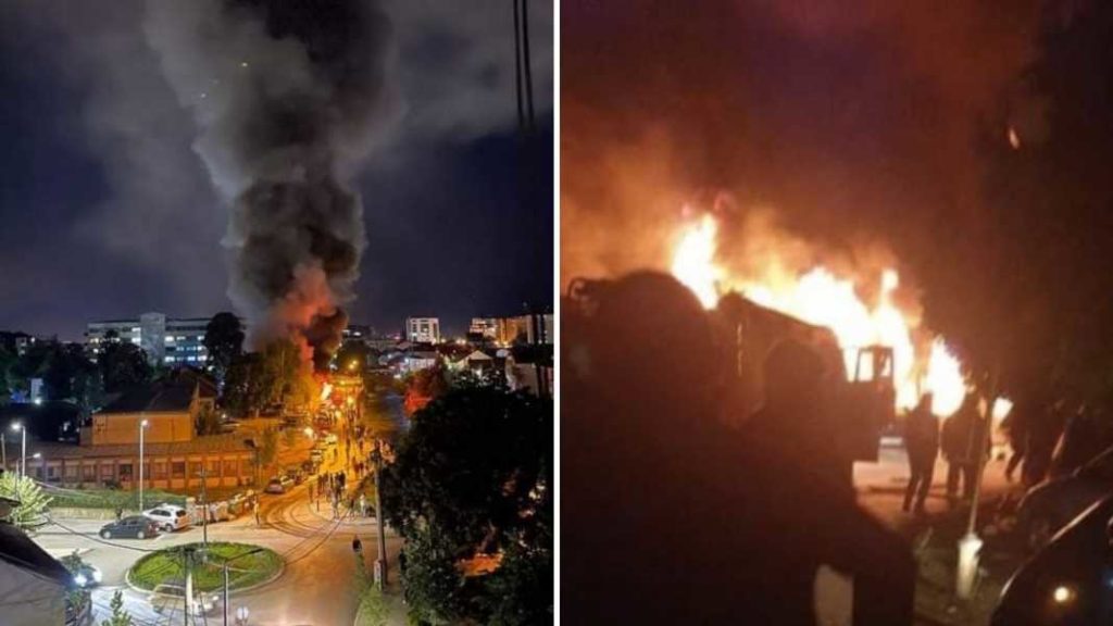 Zece pacienţi au murit într-un incendiu la un spital Covid din Macedonia de Nord
