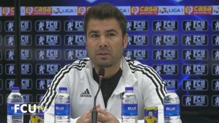 FCU – „U“ Craiova / Adrian Mutu: „Sper ca acest meci să nu provoace incidente“ (VIDEO)