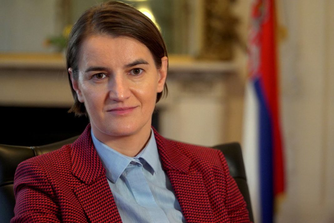 Premierul sârb Ana Brnabic