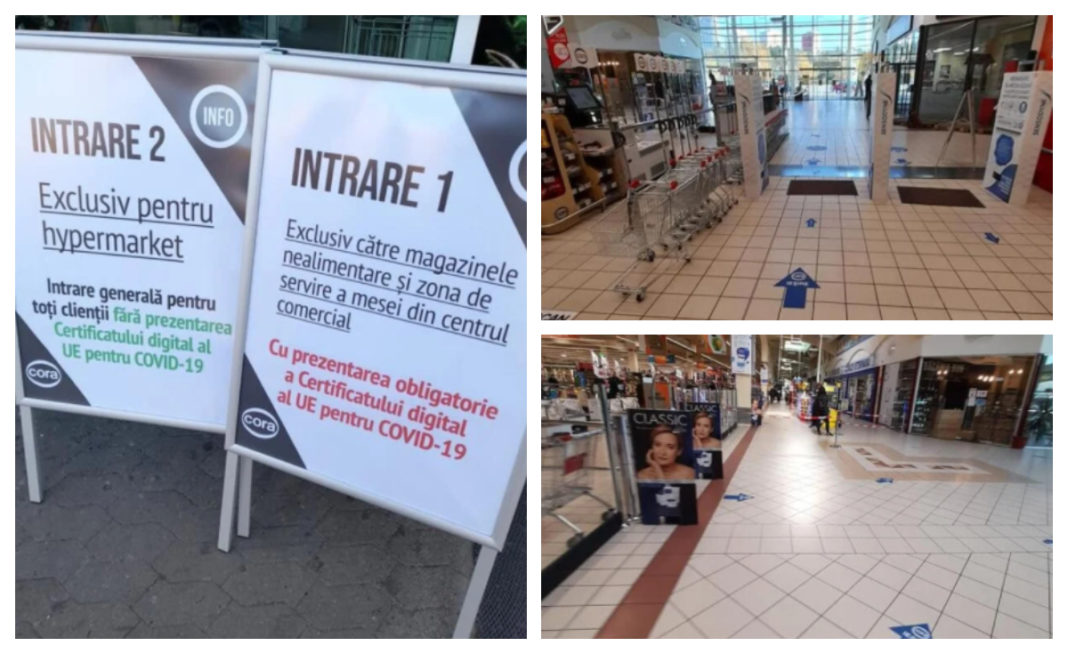 Centru comercial, amendat după ce a încălcat regulile de intrare cu certificatul verde