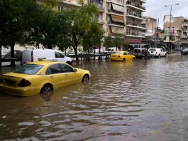 Ploi abundente şi viituri în Grecia