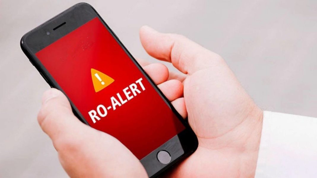 S-a emis un mesaj RO-ALERT pentru populaţia din zona de nord a judeţului Tulcea