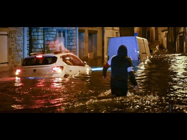 Franța și Italia, lovite de inundații masive