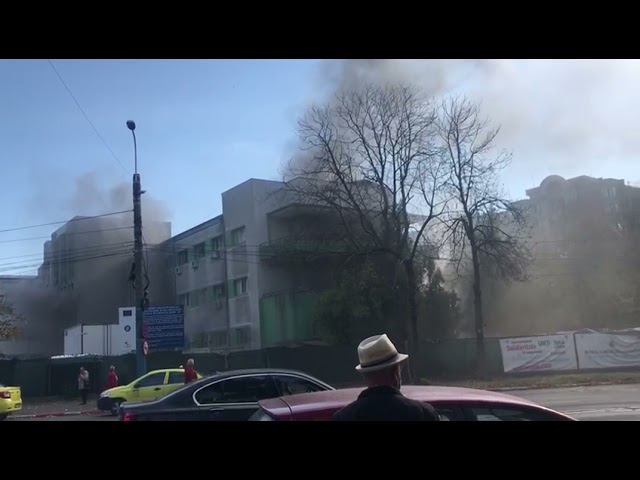 (VIDEO) Mai mulţi morţi în incendiul puternic de la Secția ATI a Spitalului de Boli Infecțioase Constanța