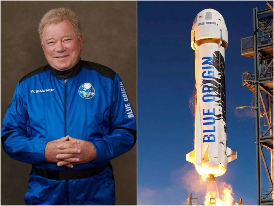 William Shatner va fi pe racheta lui Bezos pentru a deveni cea mai în vârstă persoană din spațiu