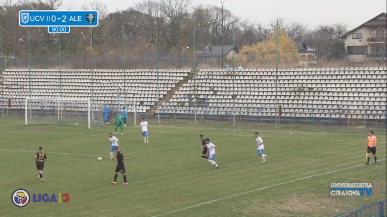 Liga 3 / Universitatea II Craiova – CSM Alexandria 0-2. Oaspeții, mai inspirați în atac (VIDEO)