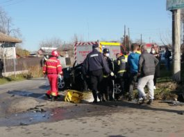 Grav accident rutier în Recea, judeţul Olt (Foto: Info Trafic Slatina)