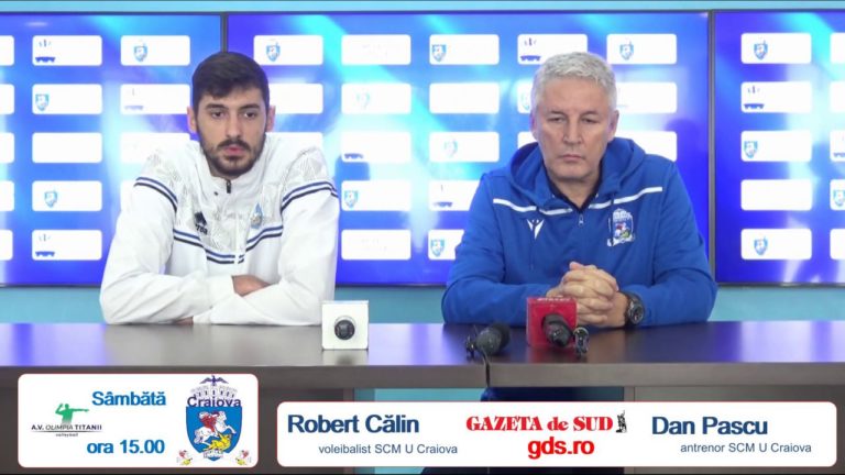 SCMU Craiova luptă pentru puncte în Capitală! Pascu şi Călin, încrezători!