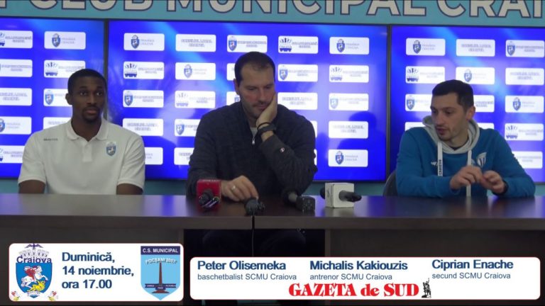 SCMU Craiova nu mai admite paşi greşiţi! Baschetbaliştii vor victoria cu Focşani